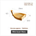 Chic Wooden Sushi Serving Tray - Artistic Dishware for Asian Culinary Experiences