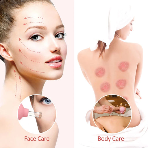 Revitalize Your Skin with Chinese Cupping Therapy Rubber Massage Cups - Improve Skin Tone & Reduce Cellulite