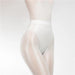 Elegant Sheer Satin High-Waist Lingerie Briefs for Women