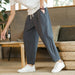 Cotton-Linen Summer Casual Trousers for Men