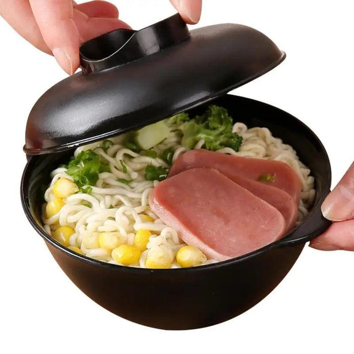 Microwave Ramen Bowl with Lid - Your Ultimate Noodle Cooking Solution