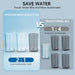 600 GPD High-Performance Alkaline Reverse Osmosis Water Filter System - Space-Saving and Eco-Friendly Design