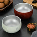 Elegant Double-Walled Stainless Steel Japanese Bowl with Lid for Ramen, Noodles, and Fresh Fruits - Scald-Resistant Tableware