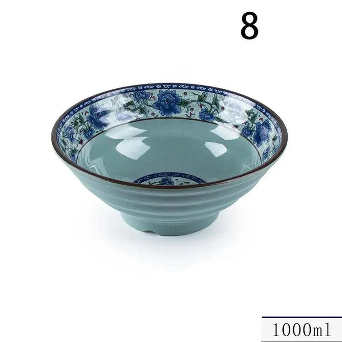 Chic Melamine Bowl for Ramen and Salad – Perfect for Home and Restaurant Use