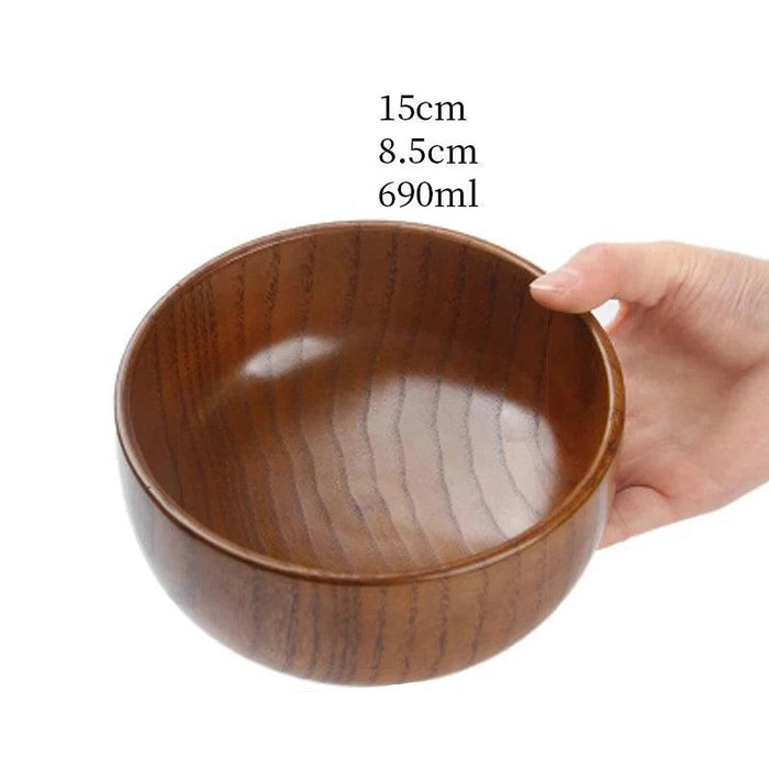 Japanese Wooden Tableware Set