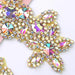 Sparkling Crystal-Studded Rhinestone Waist Appliqué Belt