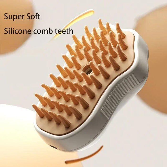 Ultimate 3-in-1 Pet Grooming Steam Brush and Comb for Cats and Dogs