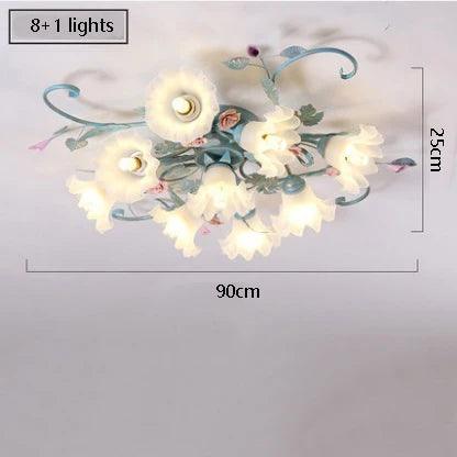 Whimsical Blossom Illuminating Chandelier for Romantic Interiors and Celebratory Events