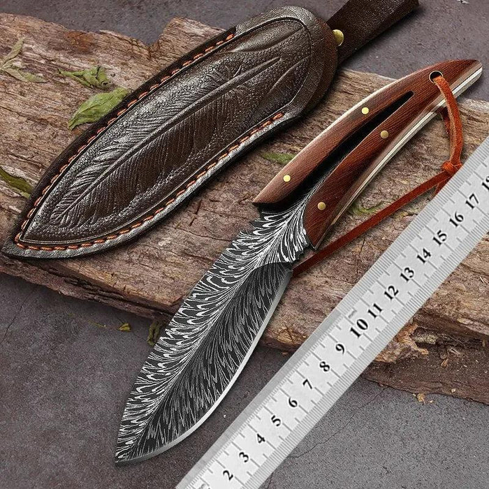 Ultimate Carbon Steel Utility Knife for Culinary and Outdoor Adventures