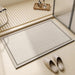 Elegant Diatomite Bath Mat Ensemble - Chic Water-Absorbing Toilet Set