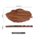 Stylish Acacia Wood Serving Tray for Tea and Culinary Delights