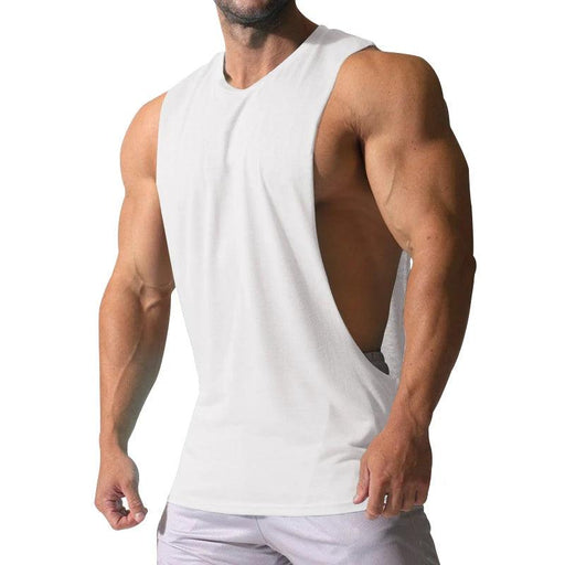 Spring/Summer Men's Casual Sleeveless Muscle Tank Top - Solid Color Sweetheart T-shirt