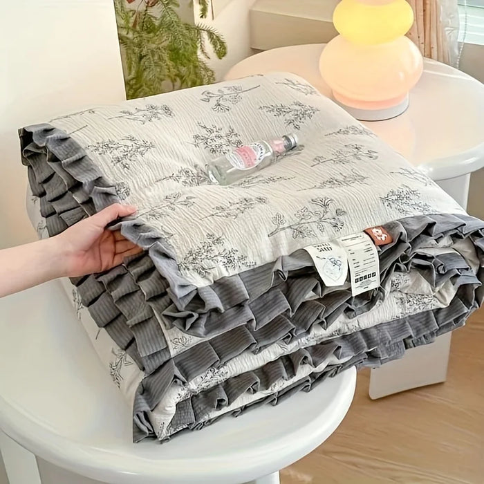 Lightweight Summer Chill Throw Blanket - Ideal for Warm Weather (Pillowcase Not Included)