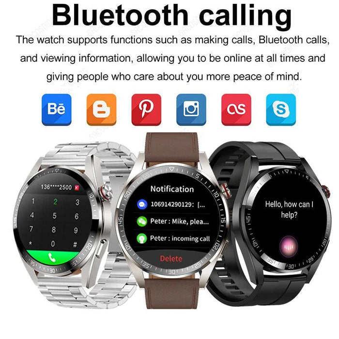 All-in-One Smartwatch with Stunning AMOLED Display, Bluetooth Calling, Comprehensive Tracking, and Sports Modes for Android & iOS