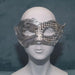 Radiant Silver Sequin & Feather Masquerade Mask - Stylish Venetian Affair