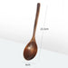 Elegant Long-Handled Wooden Spoon for Gourmet Ramen and Porridge Enjoyment