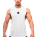 Bodybuilding Muscle Vest for Men - 3D Printed Workout Tank Top with Low Cut Armholes