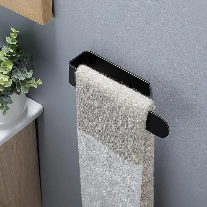 Modern Self-Adhesive Acrylic U-Shaped Towel Rack for Stylish Bathroom and Kitchen Storage