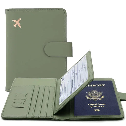Traveler's Essential RFID-Protected Passport Holder with Card Organization