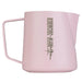 Vibrant Pink Stainless Steel Milk Frother Set for Latte Art - 500/600ml Barista Edition