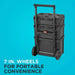 Stackable Wheeled Toolbox Organizer Set - The Ultimate Portable Storage Solution