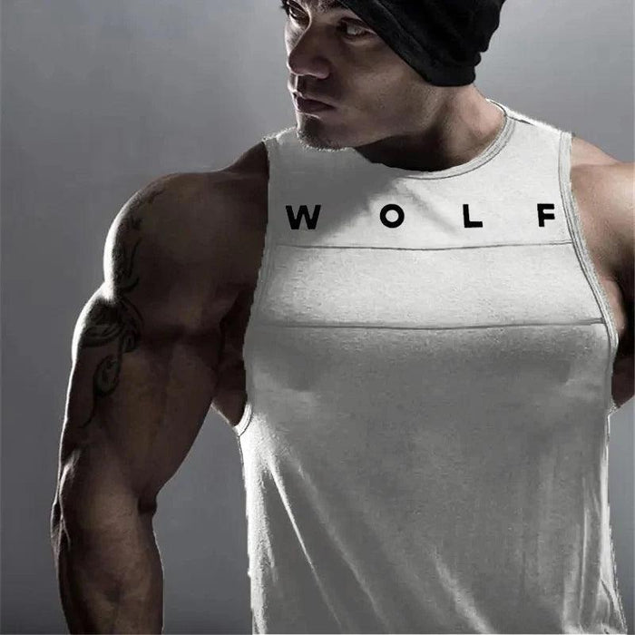 Men's Elite Performance Sleeveless Gym Tank - Premium Cotton Bodybuilding Wear