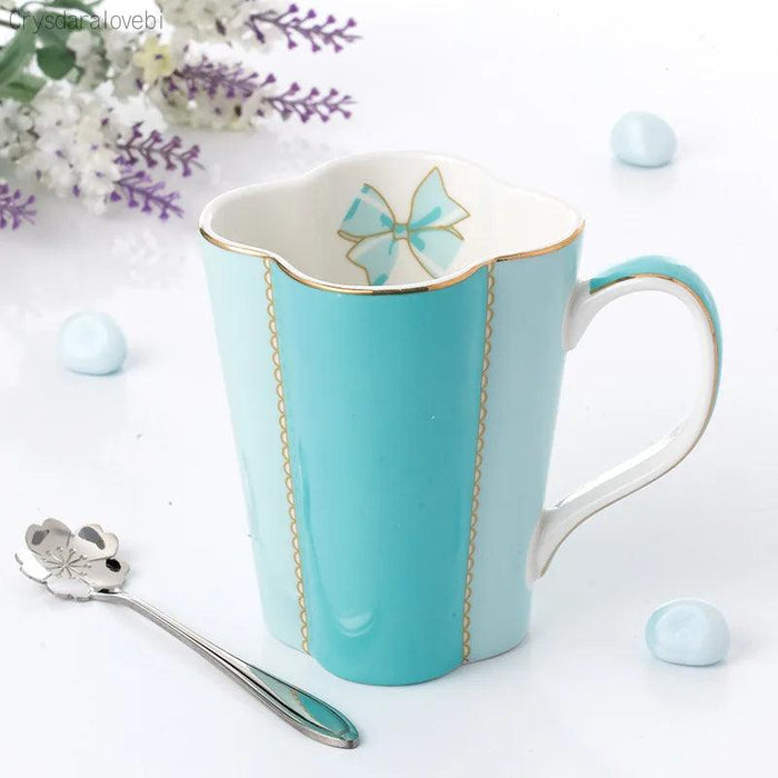 Elegant 330ml Premium Bone China Tea and Coffee Mugs