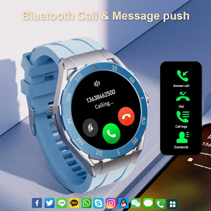 4GB Music-Streaming Smartwatch with GPS, TWS Earbuds, and Advanced Health Monitoring Features