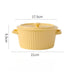 Elegant Heat-Insulating Ceramic Soup Bowl with Lid - Ideal for Ramen and Hearty Dishes