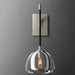 Elegant Semicircle Crystal Wall Sconce for Modern Interiors