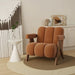 Luxurious Japanese Cream Single Sofa Chair - Chic Scandinavian Moroccan Aesthetic