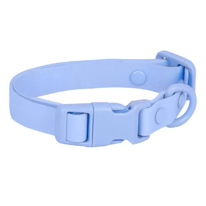 Personalized Waterproof PVC Dog Collar with Engraving Options