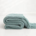 Charming Chenille Knit Throw Blanket with Delightful Pompoms - Cozy Elegance for Your Living Space