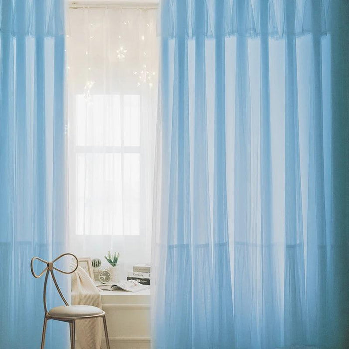 1 Panel - Charming 3-Layer Lace Blackout Drapes for Dreamy Girls' Retreats