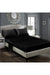 100% Silk Satin Luxury Duvet Cover Set with Hair and Skin Benefits - Black Color