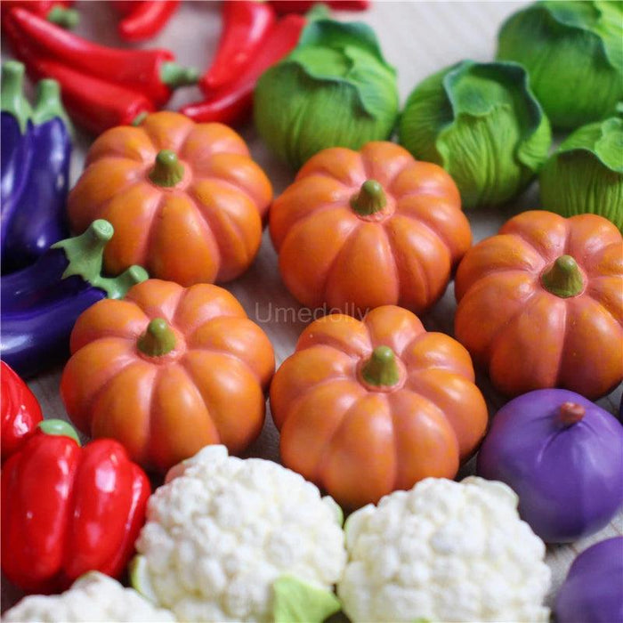 1/6 Scale Miniature Dollhouse Pumpkin Vegetable Toy for Blyth BJD Doll Accessories