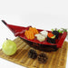 Sashimi Showcase Dragon Boat Serving Tray - Durable ABS with Dry Ice for Authentic Japanese Dining