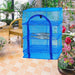 4-Tier Portable Mesh Hanging Dry Net for Food and Seafood with Zip Storage Bag