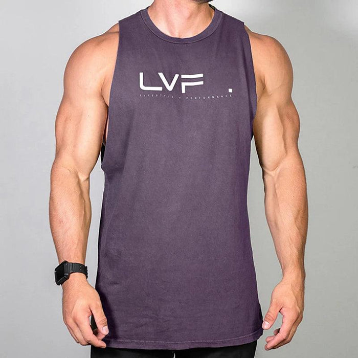 Men's Active Summer Sleeveless Training Tank - Quick-Dry Gym Vest for Bodybuilding and Fitness