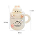 Adorable Kawaii Bear Insulated Stainless Steel Travel Mug with Straw for All Your Beverages