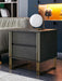 Chic Black Luxe Accent Table