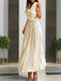 Sophisticated 2-Piece Floral Waistcoat and Flowing Skirt Set for Women