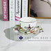 Charming Retro Ceramic Couple's Cup and Saucer Set - Elevate Your Drinking Moments at Home and Work