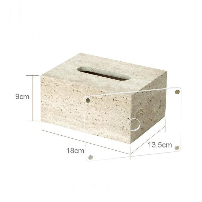 Natural Beige Travertine Luxury Bathroom Accessory Collection - Soap Dispenser, Dish, Reed Diffuser & Vanity Tray Set