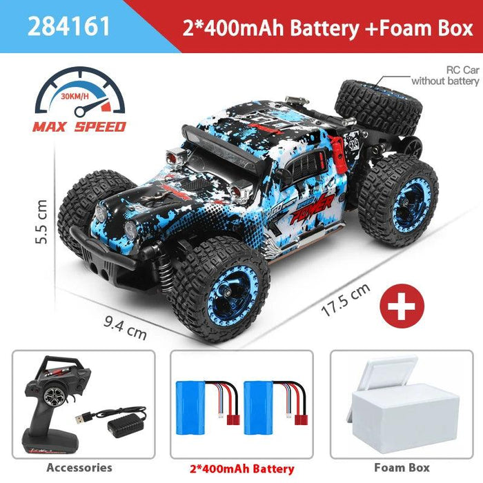 WLtoys 1:28 Mini 4WD Electric RC Drift Car - 30KM/H Remote Control Racing Toy for Kids and Enthusiasts