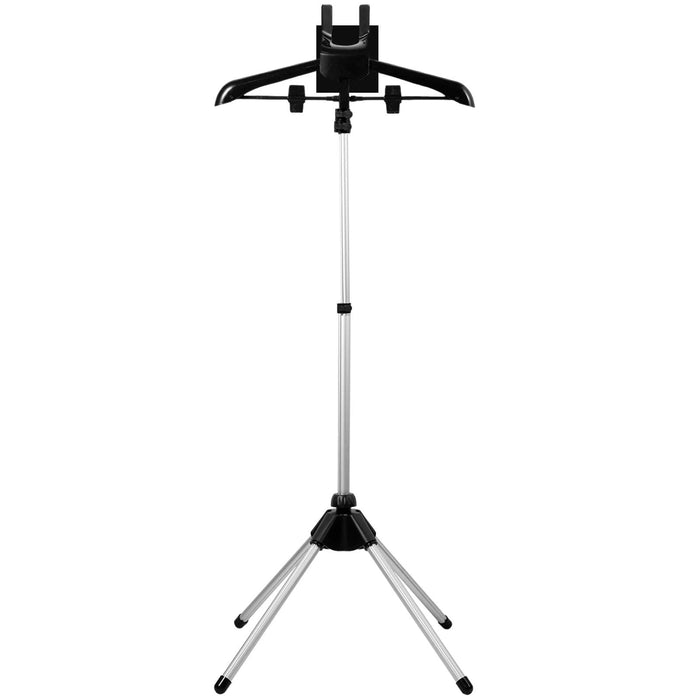 Height-Adjustable Telescopic Clothes Steamer Stand with Collapsible Hanger for Effortless Garment Care