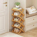 Elegant Expandable Bamboo Shoe Storage Rack with Customizable Tier Options