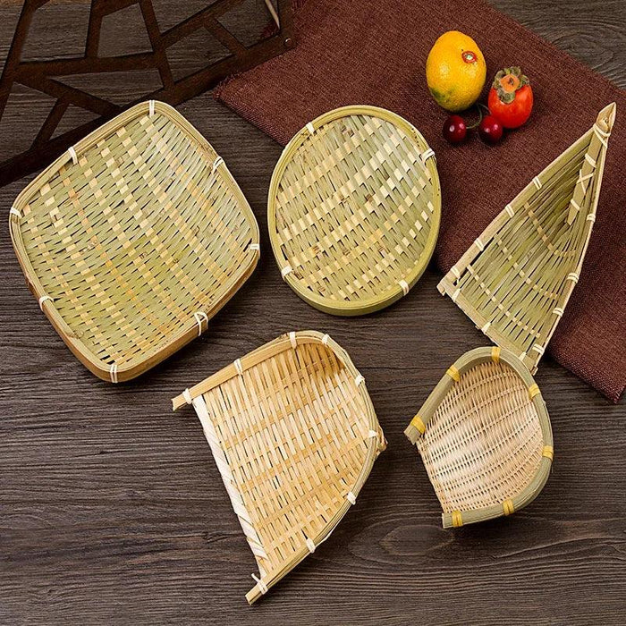 Elegant Bamboo Sushi and Sashimi Platter Set with Decorative Tableware