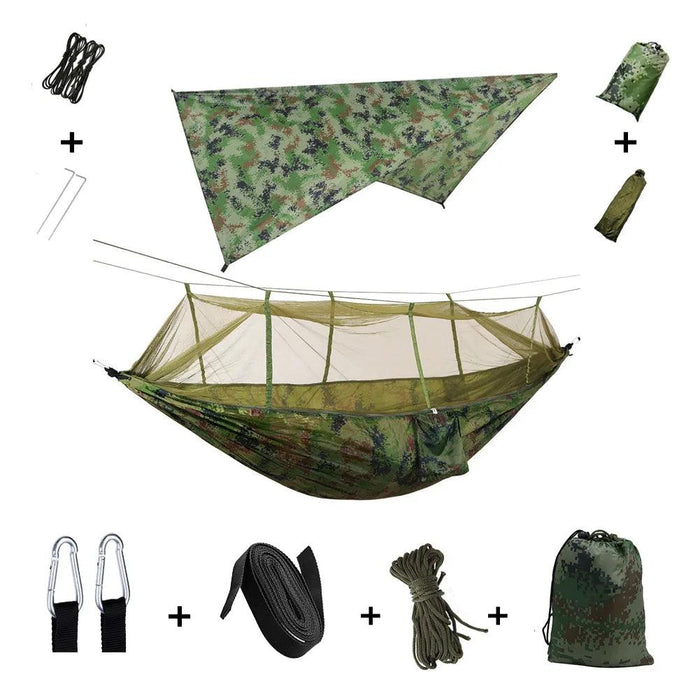 Premium Explorer's Hammock Kit - All-in-One Outdoor Survival Gear