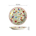 Vibrant Underglaze Ceramic Dinner Plates for Steak, Pasta, and Salad - Stylish Dishware for Your Kitchen